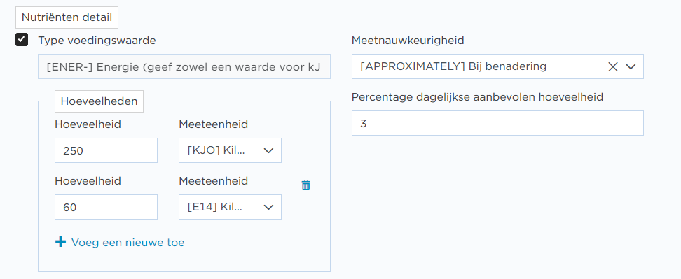 Voedingswaarden 05