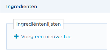 Voeg een nieuwe toe