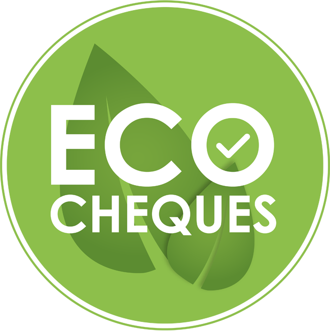 ecocheques label small