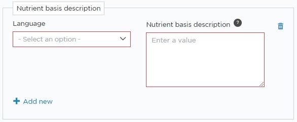 Nutritional values 22
