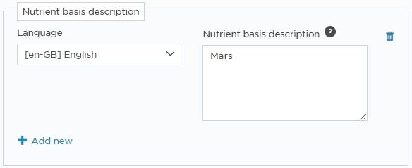 Nutritional values 23