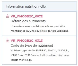 Valeurs nutritionnelles 06