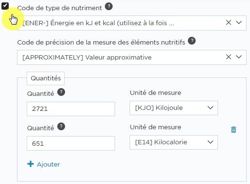 Valeurs nutritionnelles 07