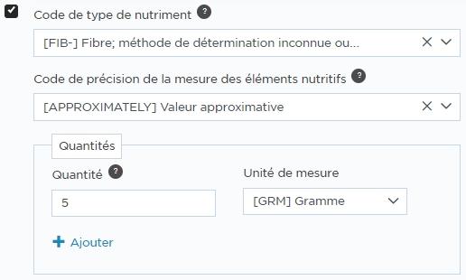 Valeurs nutritionnelles 08