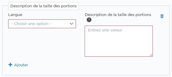 Valeurs nutritionnelles 23
