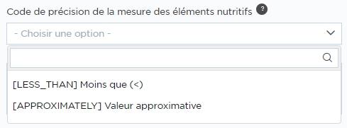 Valeurs nutritionnelles 29