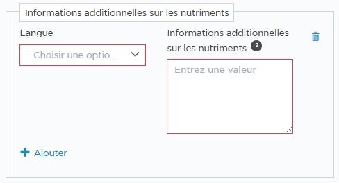 Valeurs nutritionnelles 42