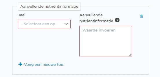 Voedingswaarden 042