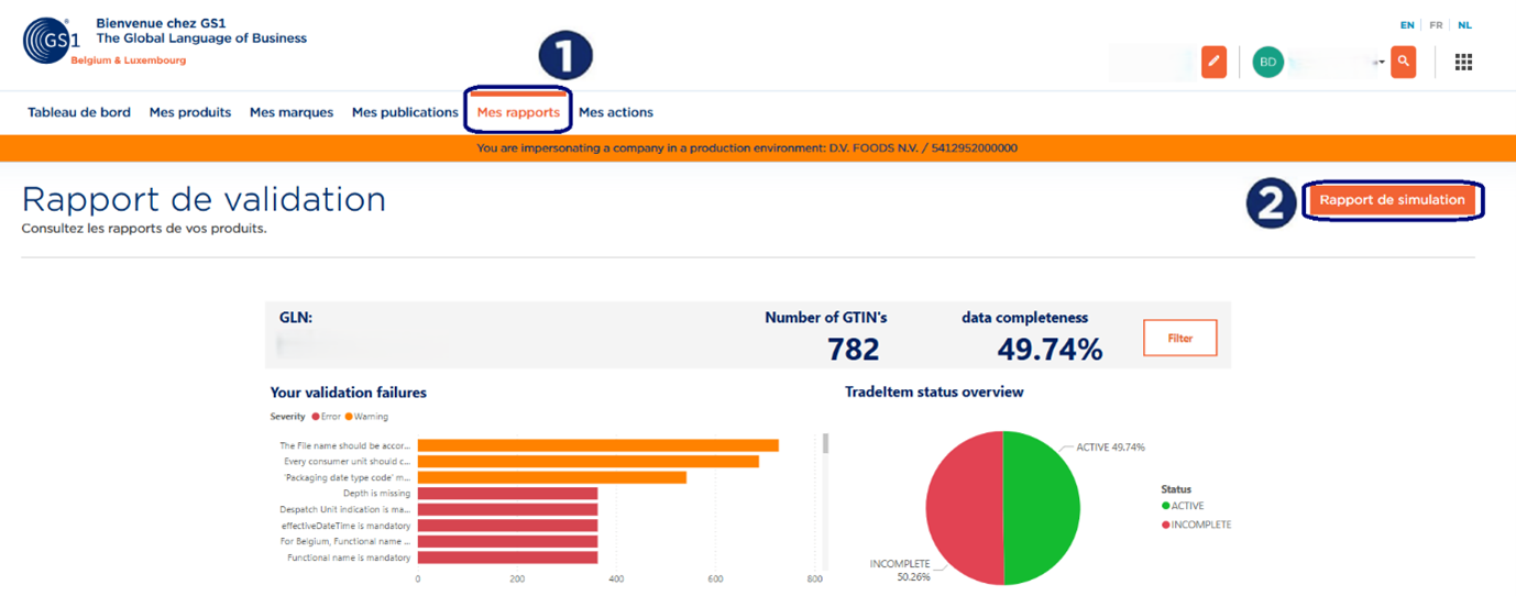 Rapport de validation