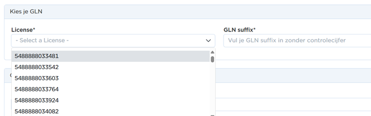 GLN maken
