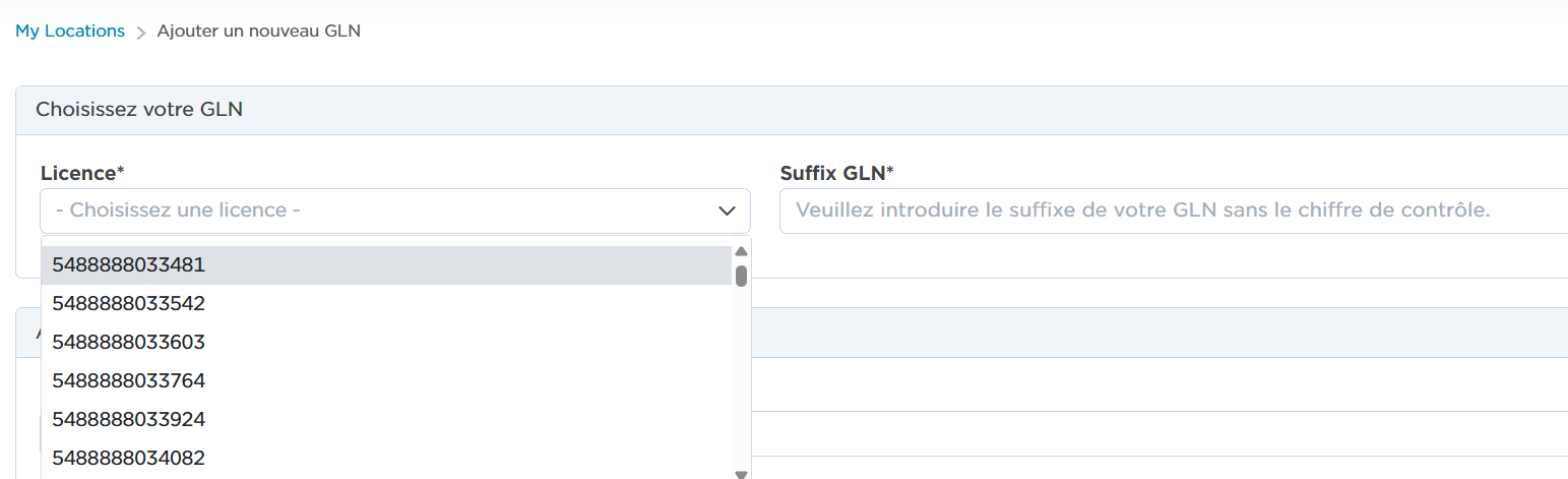 Créer un GLN pack